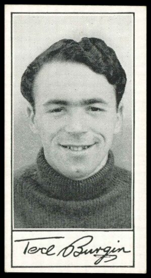 Barratt - E. Burgin (Sheffield United) -  'Famous Footballers A.4'  - (1956)