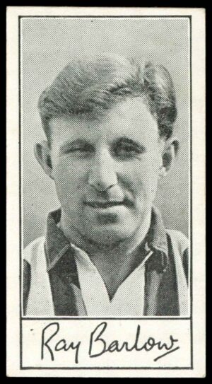 Barratt - R. Barlow (West Bromwich Albion) -  'Famous Footballers A.4'  - (1956)