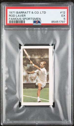 Barratt - 'Famous Sportsmen' (1971) - Rod Laver (Tennis) **PSA5**