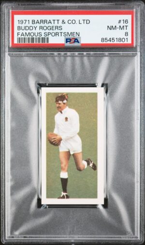 Barratt - 'Famous Sportsmen' (1971) - Buddy Rogers (Rugby) **PSA8**