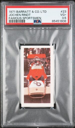 Barratt - 'Famous Sportsmen' (1971) - Jochen Rindt (Motor Racing) **PSA3.5**