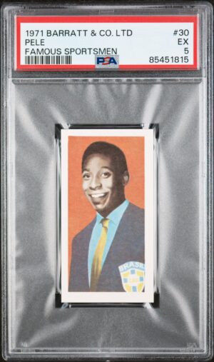 Barratt - 'Famous Sportsmen' (1971) - Pele (Brazil) **PSA5**