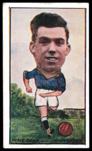 Barratt & Co - 'Football Action Caricatures' (1928) - Dixie Dean (Everton)