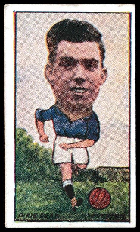 Barratt & Co - 'Football Action Caricatures' (1928) - Dixie Dean (Everton) Barratt & Co - 'Football Action Caricatures' (1928) - Dixie Dean (Everton)