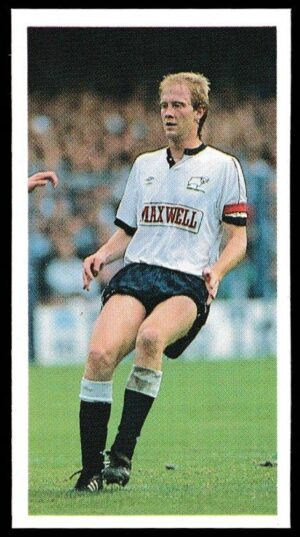 Bassett & Co - 'Football 1989-90 (Red Back)' - Card #11 - Mark Wright (Derby)