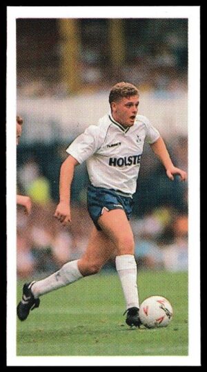 Bassett & Co - 'Football 1989-90 (Red Back)' - Card #12 - Paul Gascgoine (Spurs)