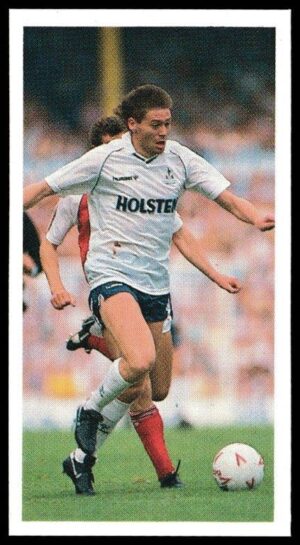 Bassett & Co - 'Football 1989-90 (Red Back)' - Card #13 - Chris Waddle (Spurs)