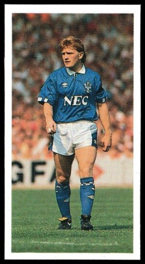 Bassett & Co - 'Football 1989-90 (Red Back)' - Card #14 - Stuart McCall (Everton)