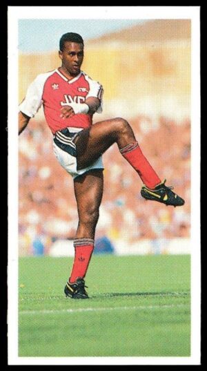 Bassett & Co - 'Football 1989-90 (Red Back)' - Card #2 - David Rocastle (Arsenal)