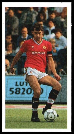 Bassett & Co - 'Football 1989-90 (Red Back)' - Card #20 - Bryan Robson (Man Utd)