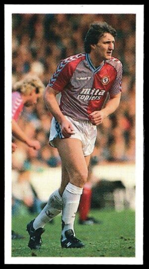 Bassett & Co - 'Football 1989-90 (Red Back)' - Card #27 - Alan McNally (Aston Villa)