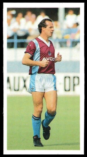 Bassett & Co - 'Football 1989-90 (Red Back)' - Card #29 - Liam Brady (West Ham)