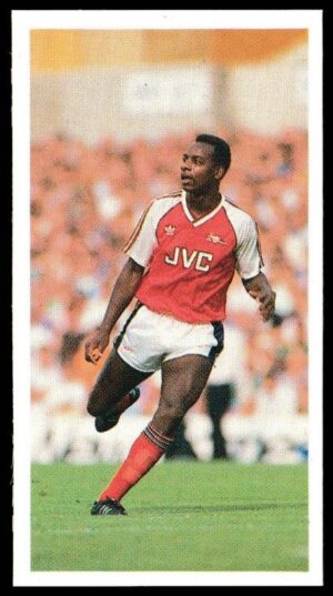 Bassett & Co - 'Football 1989-90 (Red Back)' - Card #3 - Michael Thomas (Arsenal)