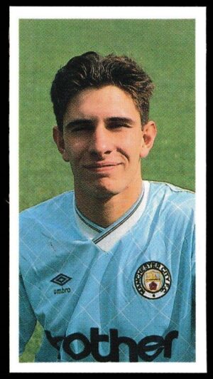 Bassett & Co - 'Football 1989-90 (Red Back)' - Card #40 - Paul Lake (Man City)