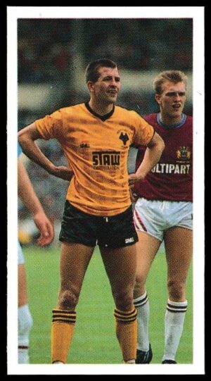 Bassett & Co - 'Football 1989-90 (Red Back)' - Card #46 - Steve Bull (Wolves)
