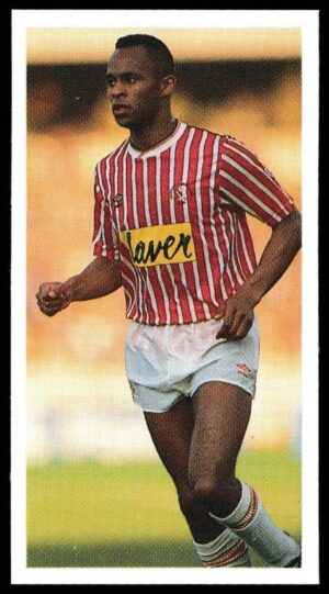Bassett & Co - 'Football 1989-90 (Red Back)' - Card #47 - Tony Agana (Sheffield Utd)