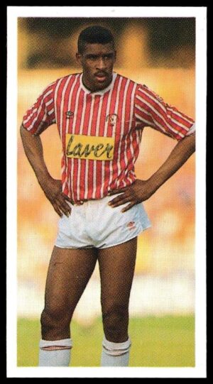 Bassett & Co - 'Football 1989-90 (Red Back)' - Card #48 - Brian Deane (Sheffield Utd)