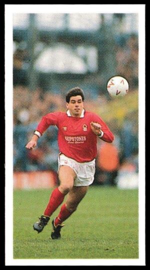 Bassett & Co - 'Football 1989-90 (Red Back)' - Card #8 - Neil Webb (Notts Forest) Bassett & Co - 'Football 1989-90 (Red Back)' - Card #8 - Neil Webb (Notts Forest)