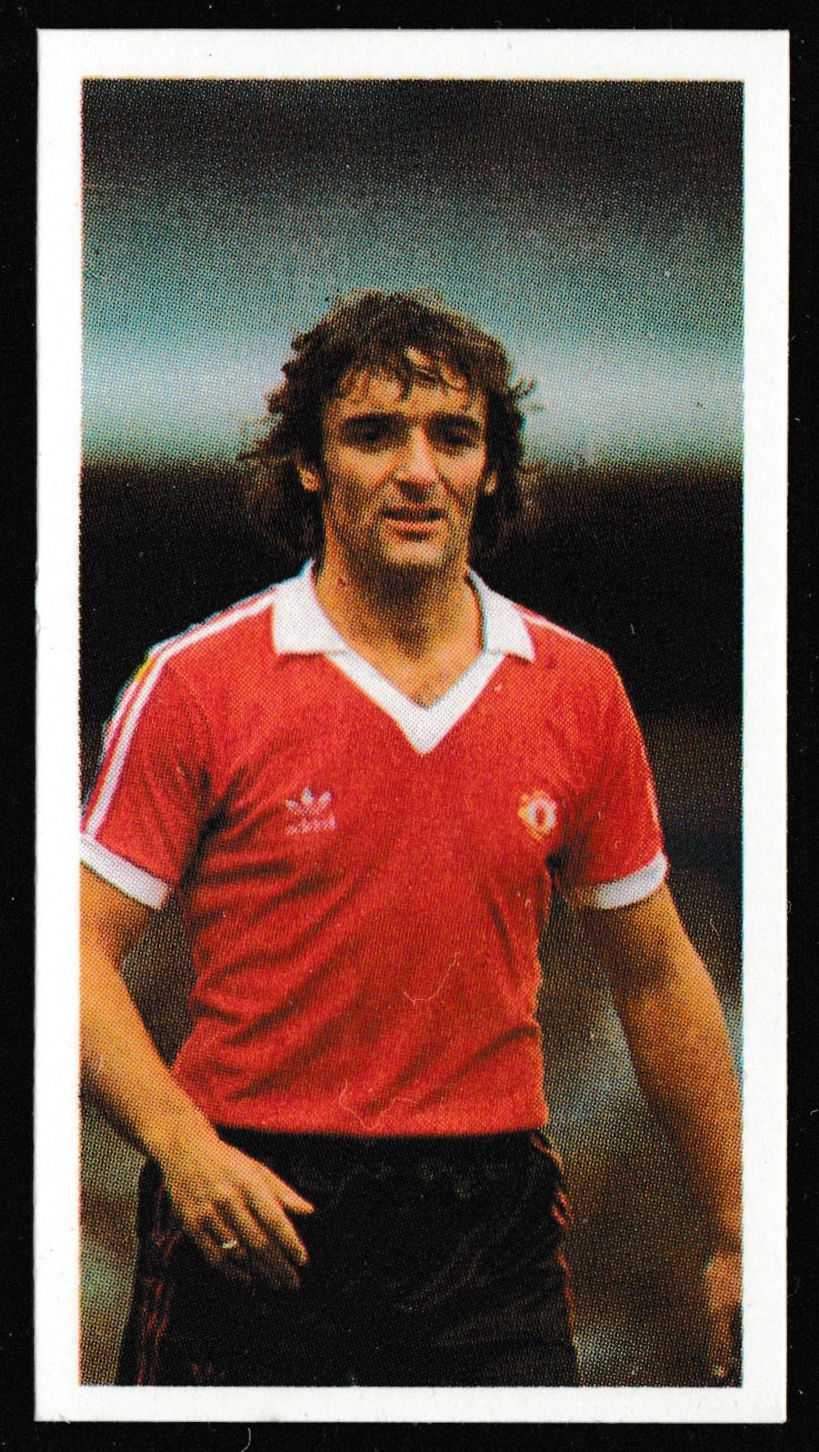 Bassett - 'Footballers 1981-82' (1981) - Lou Macari (Manchester United) Bassett - 'Footballers 1981-82' (1981) - Lou Macari (Manchester United)