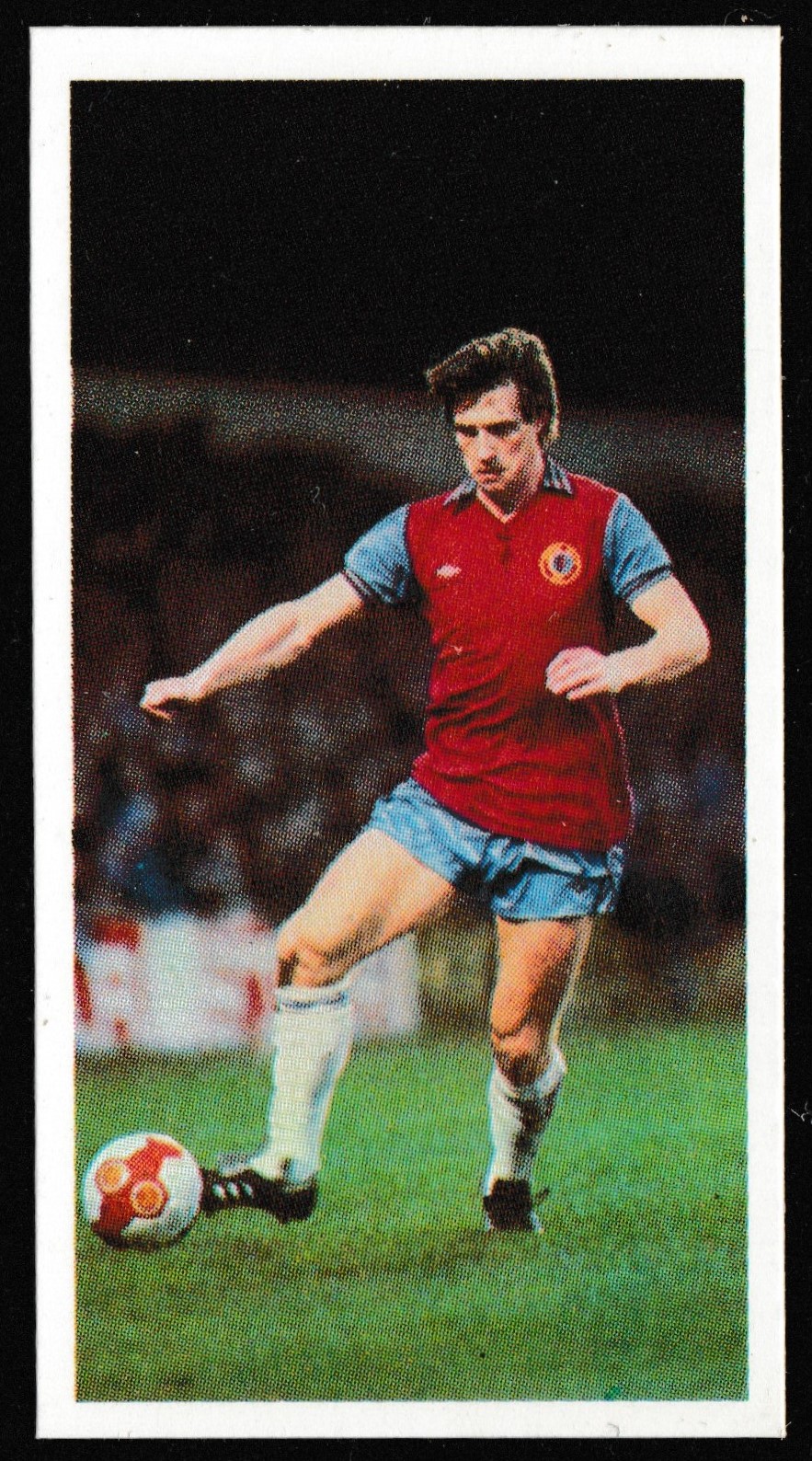 Bassett - 'Footballers 1981-82' (1981) - Kenny Swain (Aston Villa) Bassett - 'Footballers 1981-82' (1981) - Kenny Swain (Aston Villa)