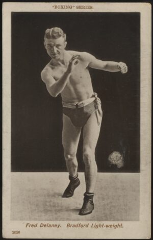 Kingsway - 'Fred Delaney Bradford Light-weight #2026' (c1910's) - Unused Boxing Postcard