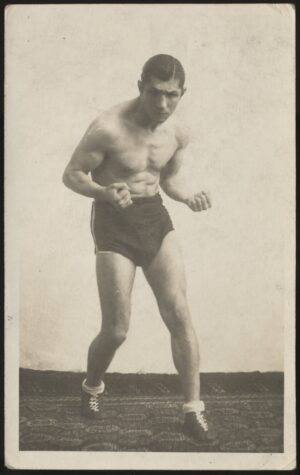 Real Photo - 'Unknown Boxer Italy' (Undated) - Unused Boxing Postcard
