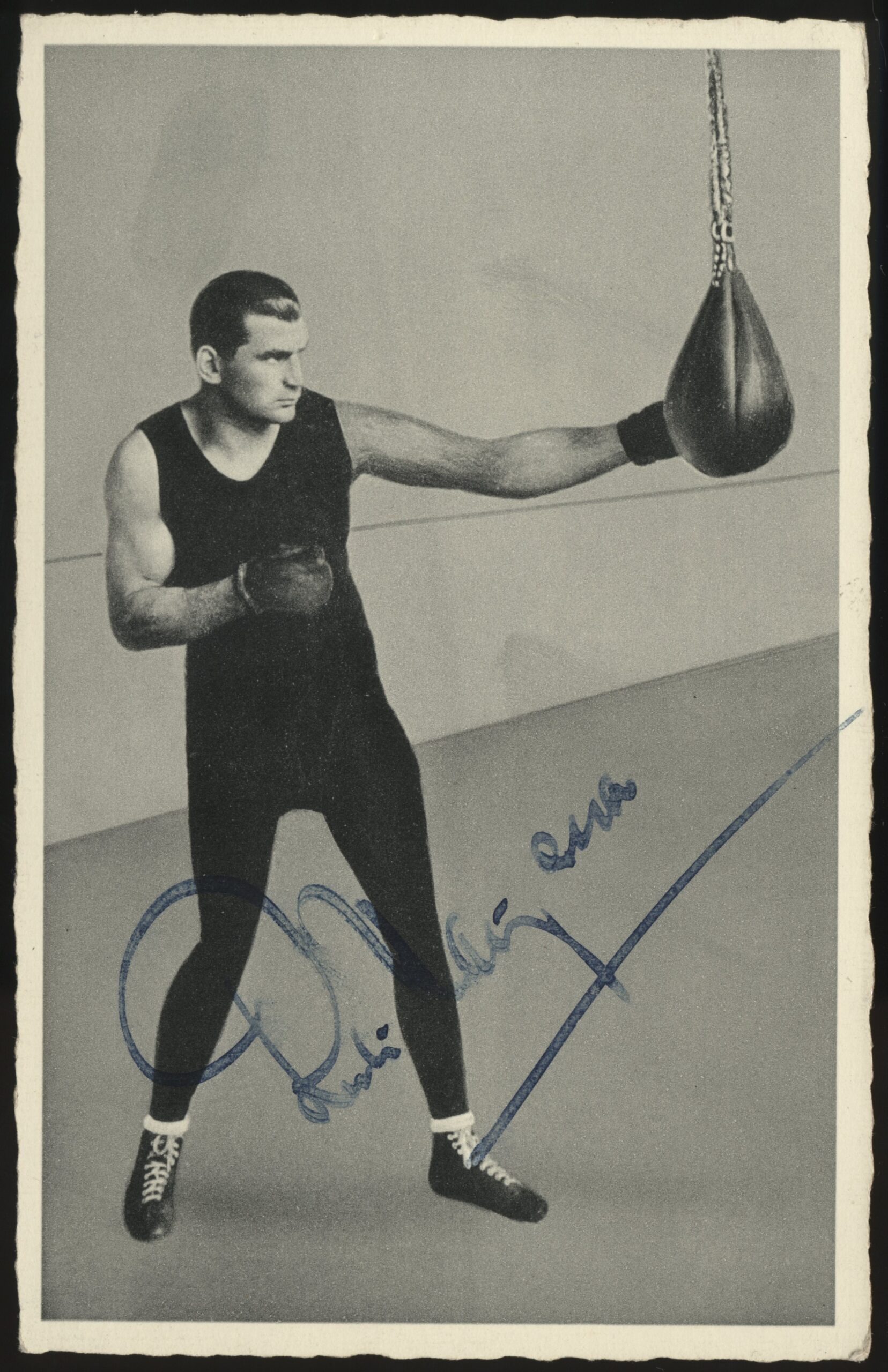 Walter Jappe - 'Rudi Wagener Signed' (c1920's) - Unused Boxing Postcard Walter Jappe - 'Rudi Wagener Signed' (c1920's) - Unused Boxing Postcard