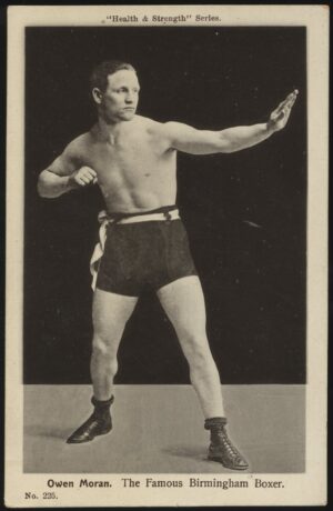Health & Strength - 'Owen Moran No.225 The Famous Birmingham Boxer' () - Unused Boxing Postcard