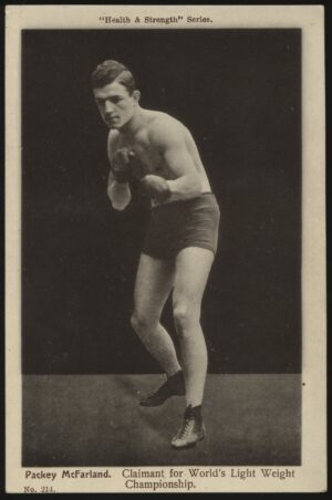 Health & Strength - 'Packey McFarland No.214' () - Unused Boxing Postcard