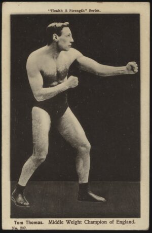 Health & Strength - 'Tom Thomas No.202' () - Unused Boxing Postcard