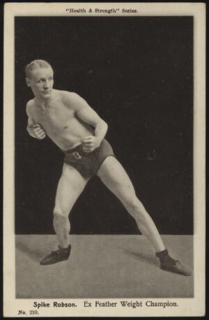 Health & Strength - 'Spike Robinson No.210' () - Unused Boxing Postcard