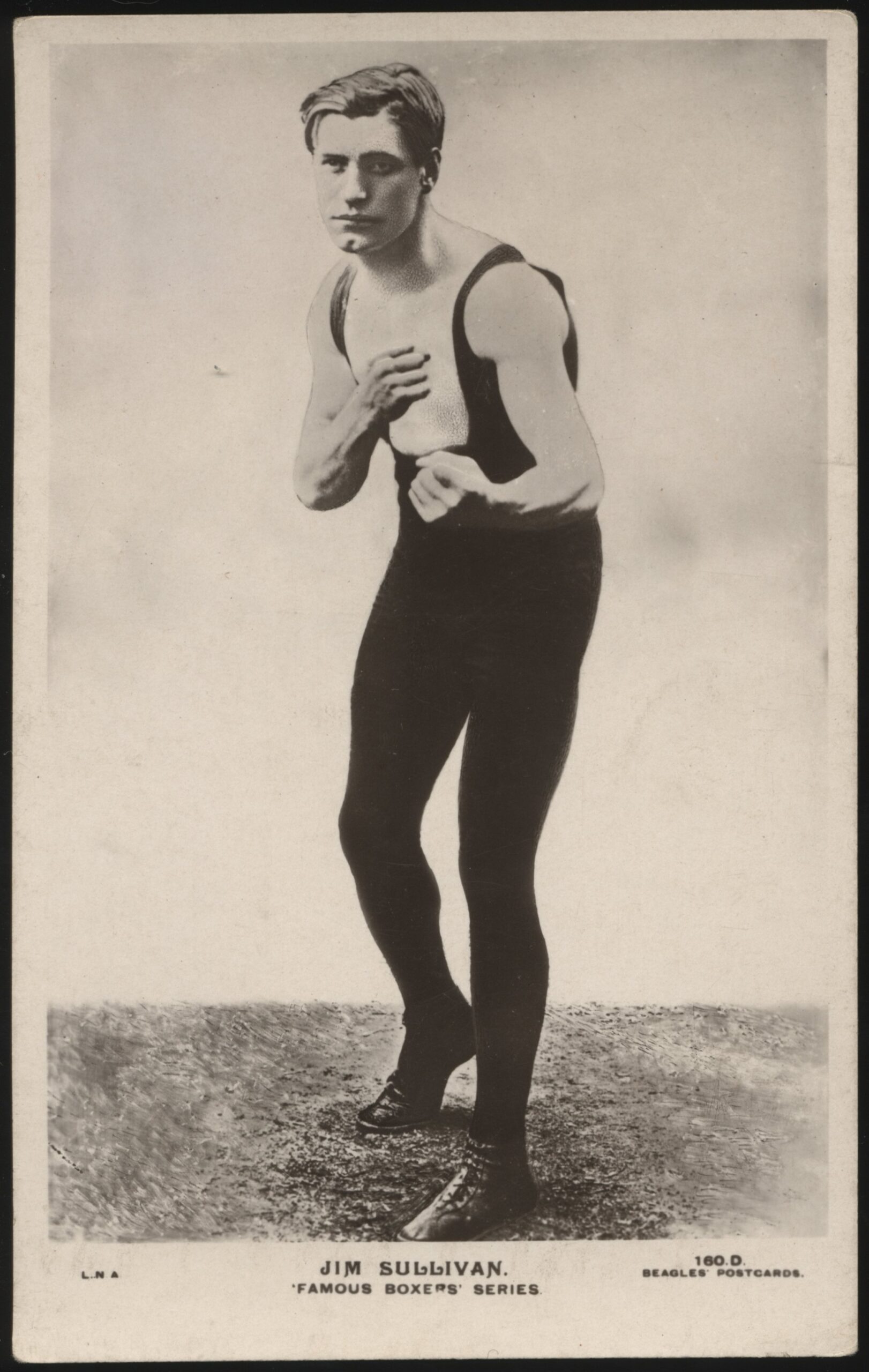 Beagles Famous Boxers - 'Jim Sullivan 160 D' (c1923) - Unused Boxing Postcard Beagles Famous Boxers - 'Jim Sullivan 160 D' (c1923) - Unused Boxing Postcard