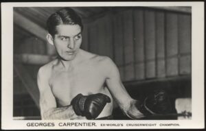 Real Photo - 'Georges Carpentier Ex-Worlds Cruiserweight Champion' (c1923) - Unused Boxing Postcard