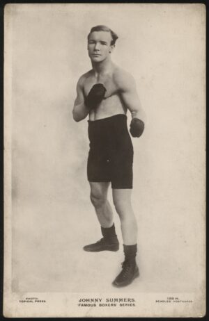 Beagles Famous Boxers - 'Johnny Summers 159 H' (c1920's) - Unused Postcard
