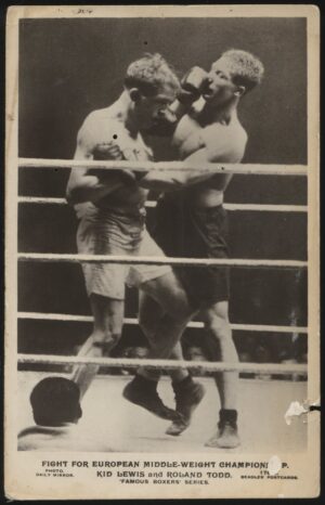 Beagles Famous Boxers - 'Kid Lewis v Roland Todd ' (1923) - Unused Postcard