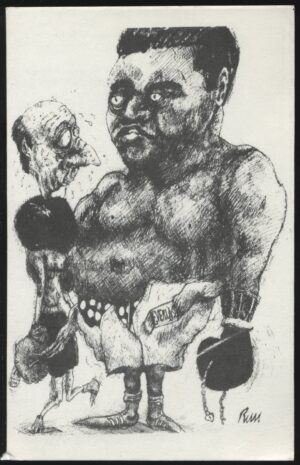 Reflections of a Bygone Age - 'No.6 Muhammed Ali by Russell Fisher' (1985) - Unused Postcard