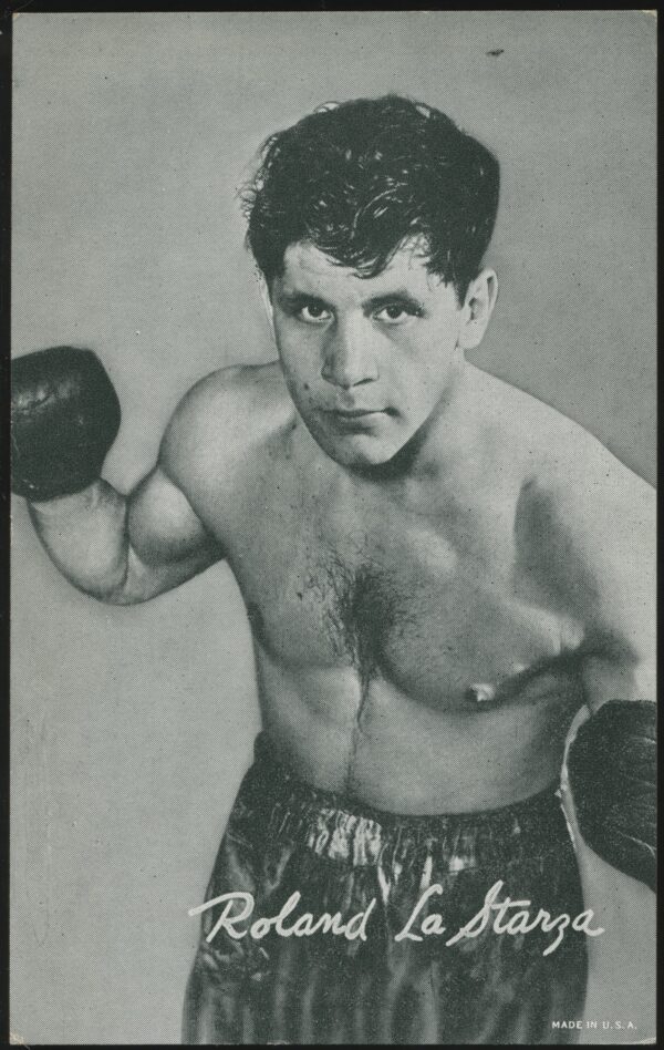 Exhibit Supply Co. – ‘Roland La Straza’ (1947-66) – Boxing Exhibit Card ...