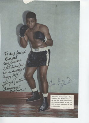 Assoc Press - 'Floyd Patterson / Cus D'Amato Dual Signed Magazine Page' - PSA Auth Auto Assoc Press - 'Floyd Patterson / Cus D'Amato Dual Signed Magazine Page' - PSA Auth Auto