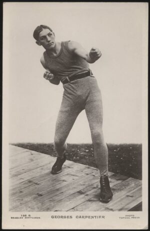 Beagles - 'Georges Carpentier 156.B.' (c1923) - Unused Boxing Postcard