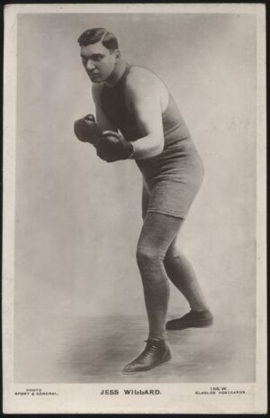 Beagles - 'Jess Willard 156.W.' (c1923) - Unused Boxing Postcard