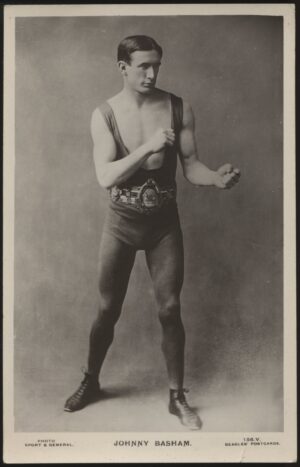 Beagles - 'Johnny Basham 156.V.' (c1923) - Unused Boxing Postcard