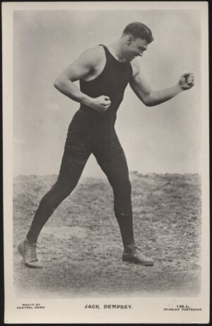 Beagles - 'Jack Dempsey 156.L.' (c1923) - Unused Boxing Postcard