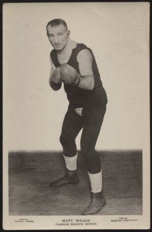 Beagles Famous Boxers - 'Matt Wells 159 M' (c1923) - Unused Boxing Postcard