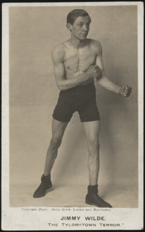 Real Photo - 'Jimmy Wilde The Tylorstown Terror' (Undated) - Unused Boxing Postcard