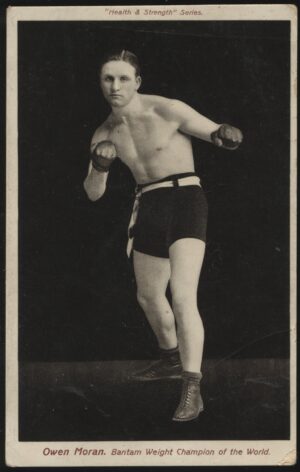 Health & Strength - 'Owen Moran Bantam Weight Champion of the World' (c1908) - Unused Boxing Postcard