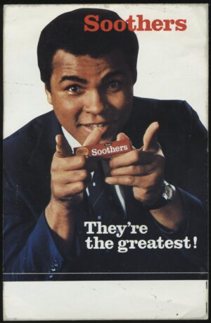 Soothers - 'Muhammed Ali "They're the Greatest!"' (1970'S) - Unused Decal Sticker