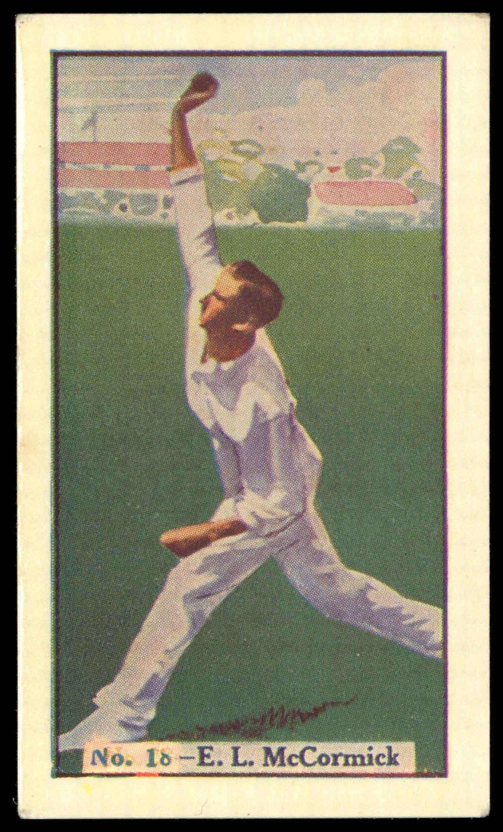 Boys Captain - 'Australian Cricketers' (1938) - E.L. McCormick (Victoria) Boys Captain - 'Australian Cricketers' (1938) - E.L. McCormick (Victoria)