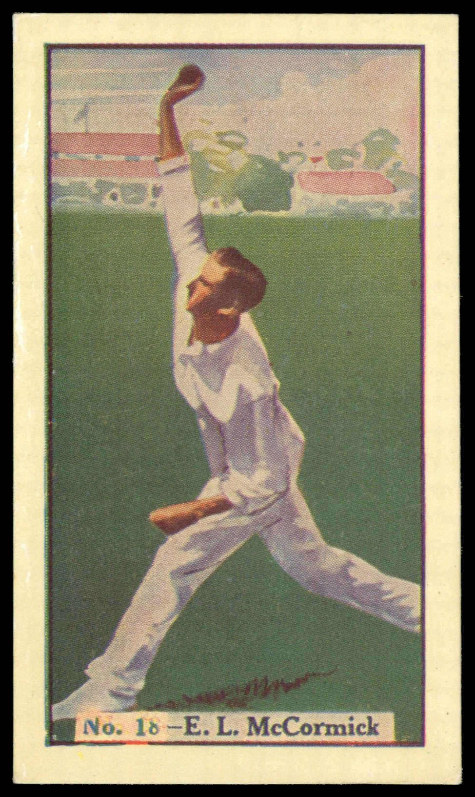 Boys Captain - 'Australian Cricketers' (1938) - E.L. McCormick (Victoria) Boys Captain - 'Australian Cricketers' (1938) - E.L. McCormick (Victoria)