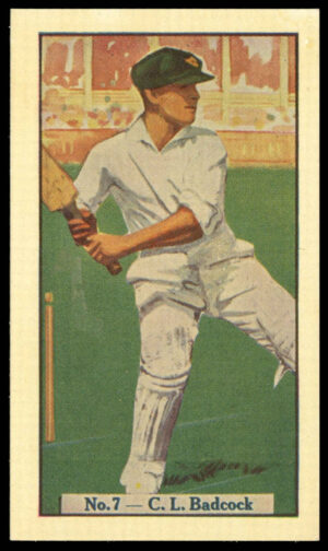 Boys Captain - 'Australian Cricketers' (1938) - C.L. Badcock (South Australia) Boys Captain - 'Australian Cricketers' (1938) - C.L. Badcock (South Australia)