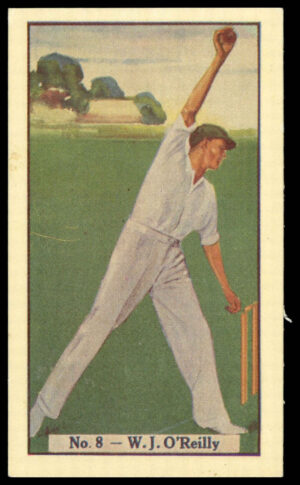 Boys Captain - 'Australian Cricketers' (1938) - W.J. O'Reilly (New South Wales) Boys Captain - 'Australian Cricketers' (1938) - W.J. O'Reilly (New South Wales)